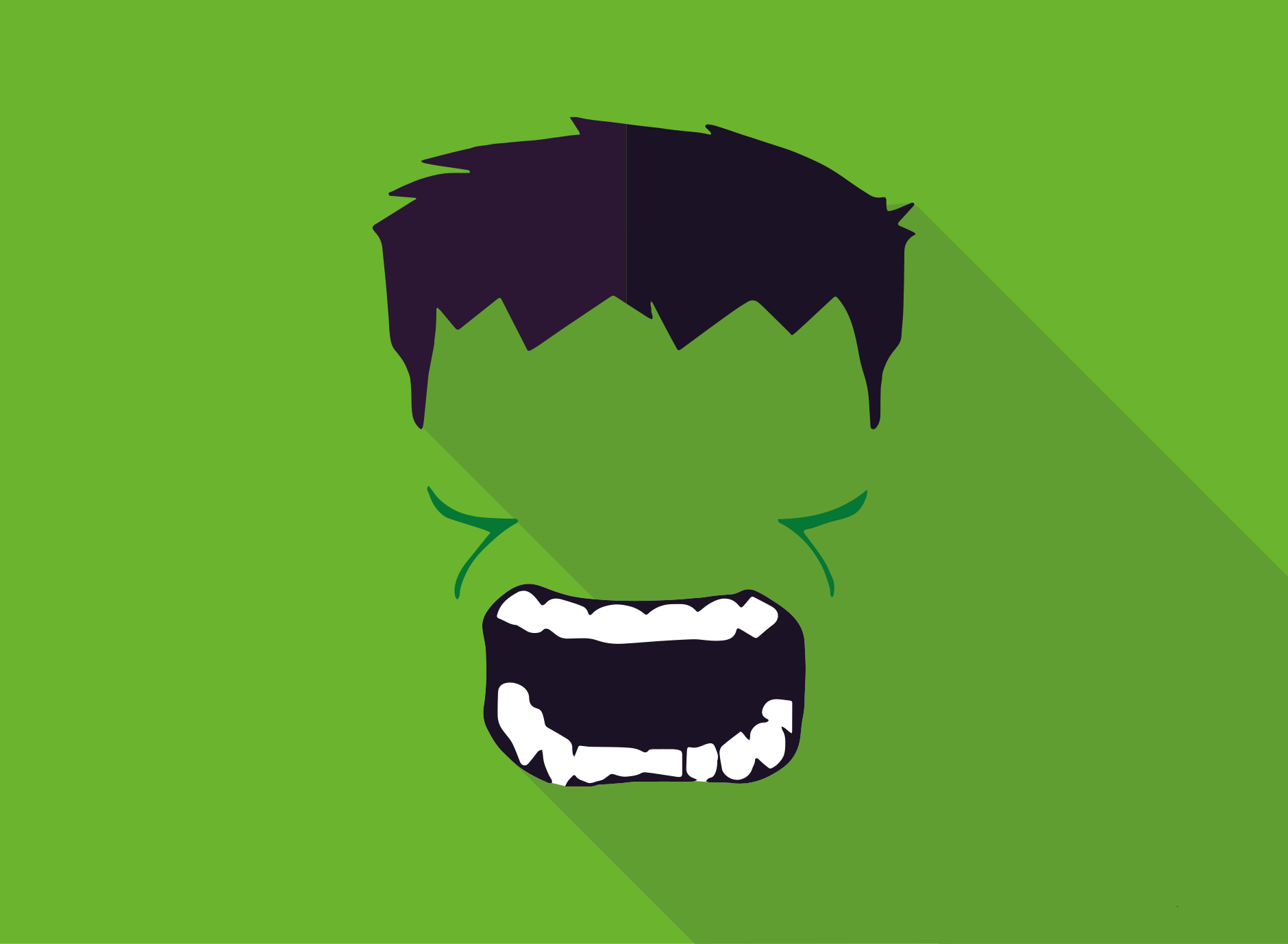 Yeşil süper kahraman çocuk vinil halısı - TenStickers