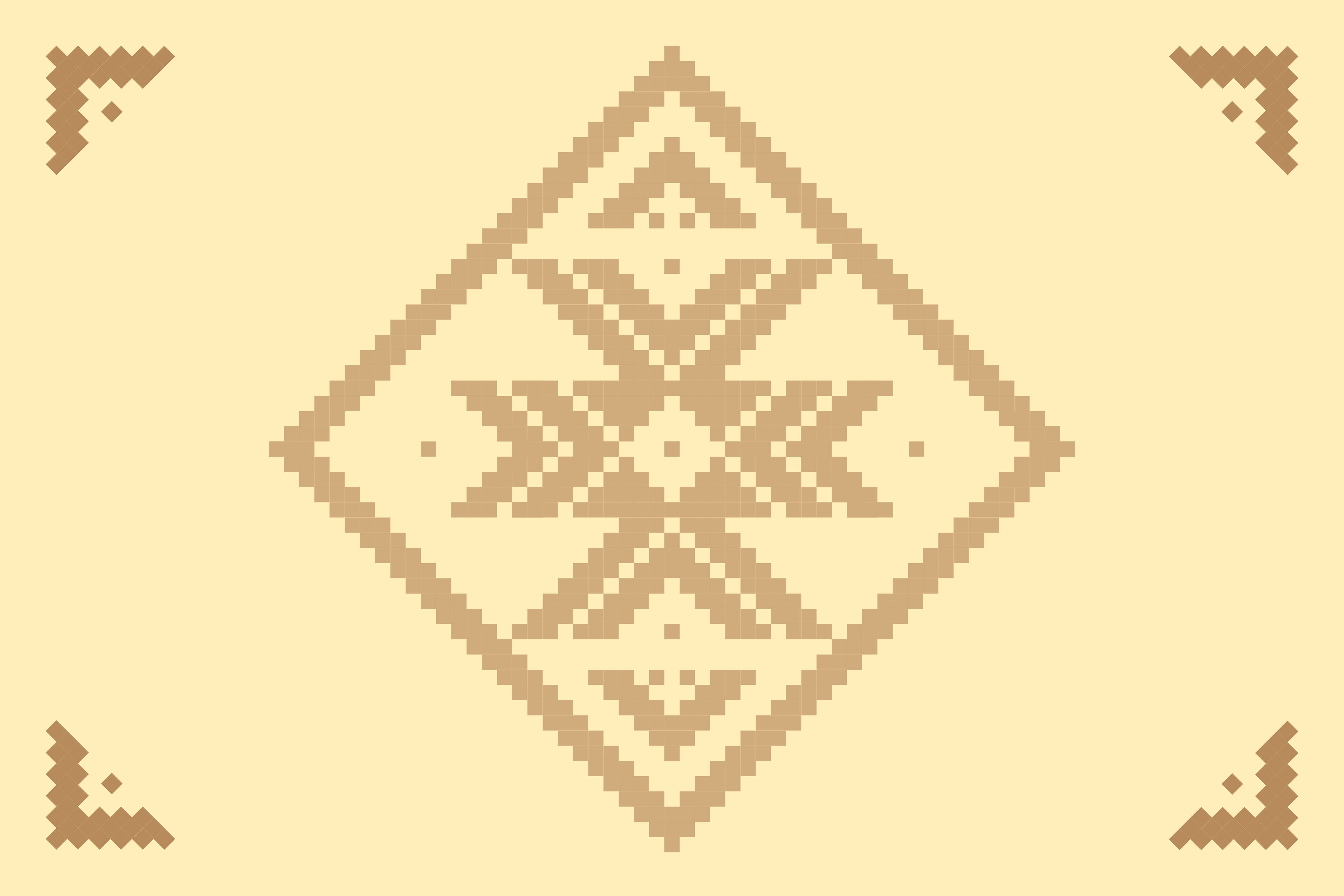 Zarif geometrik kontrast oturma odası pvc halı - TenStickers