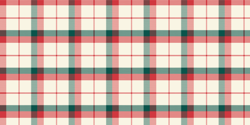 Noel tartan geometrik halılar - TenStickers