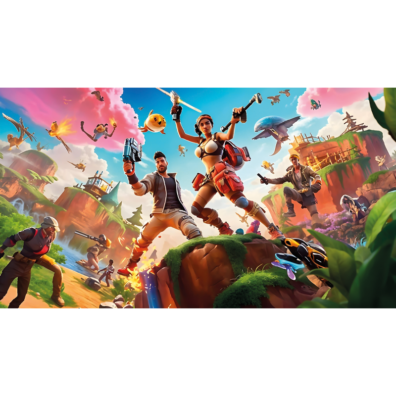 Videoyu oyun karakterleri hareket halinde çevirinVideoyu oyun kar - TenStickers