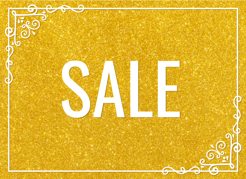 Satılık altın parıltılı doku dikdörtgen pvc halı - TenStickers