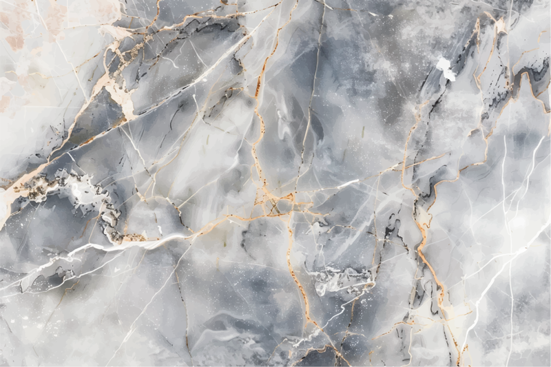 Mavimsi gri gölge Mermer vinil halı - TenStickers