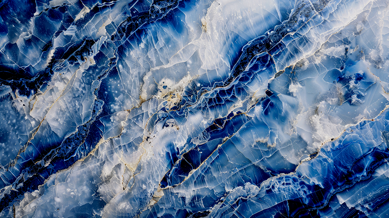 Mermer vinil halı lacivert - TenStickers