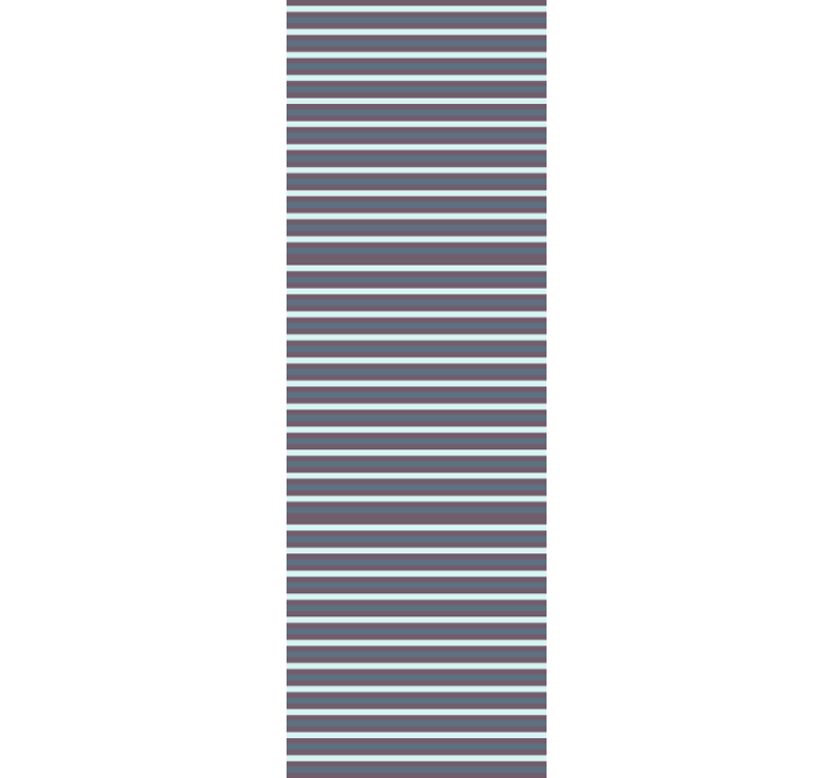 Zarif gri ve beyaz tasarım çizgili duvar kağıdı - TenStickers