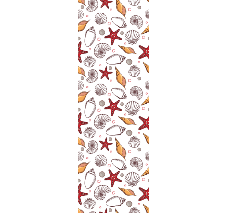 Deniz yaşamı desenleri hayvan duvar kağıdı - TenStickers