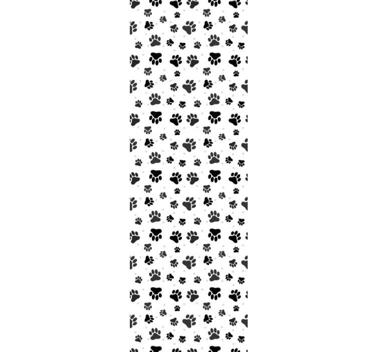 Pati izleri hayvan duvar kağıdı - TenStickers