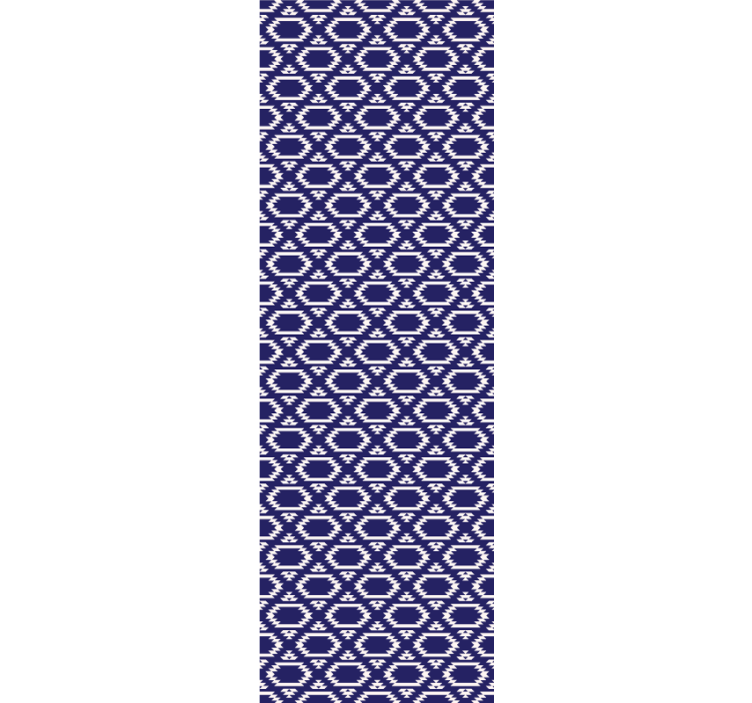 Geometrik altıgen şekiller yemek odası duvar kağıdı - TenStickers