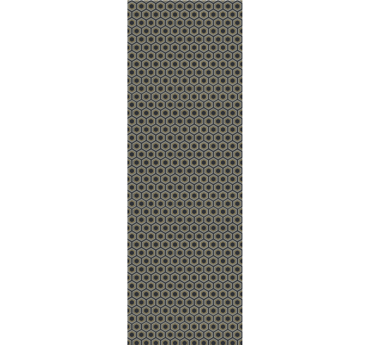 Altıgen doku 3d duvar kağıdı - TenStickers