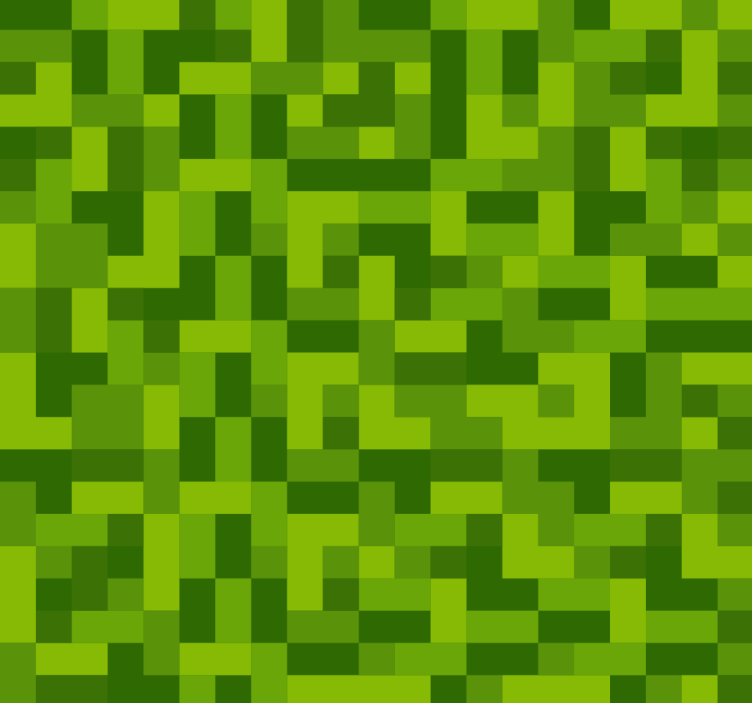 Yeşil kareli oyun tasarımı genç odası duvar kağıdı - TenStickers