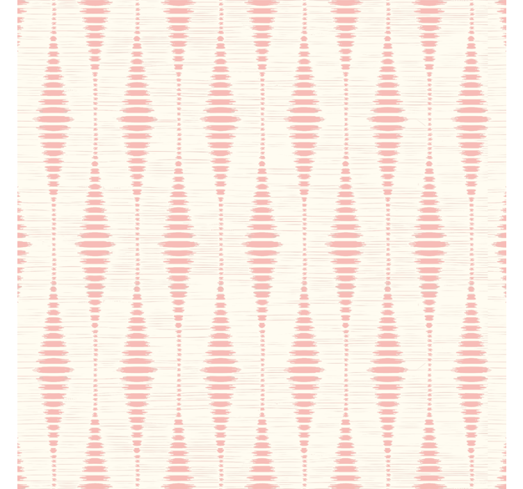 Pastel pembe rabaul ikat geometrik duvar kağıdı - TenStickers