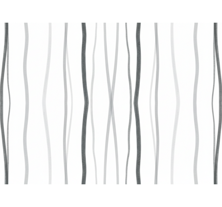 Doku duvar kağıdı gri zarif çizgiler - TenStickers