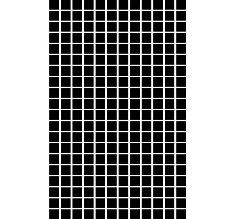 Geometrik duvar kağıdı gri kareler ölçeği - TenStickers