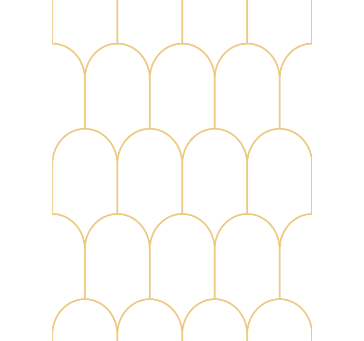 Oturma odası duvar kağıdı zarif altın kemerler - TenStickers