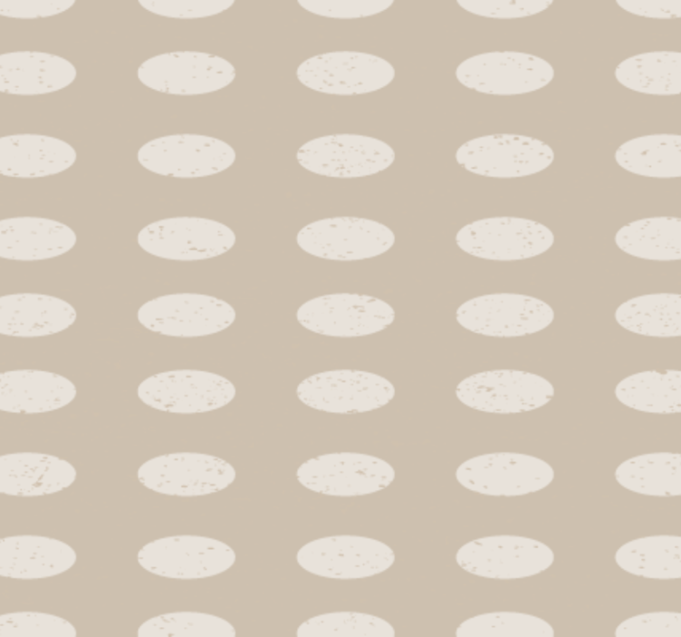 Koridor duvar kağıdı geometrik beyaz daire deseni - TenStickers