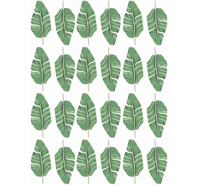 Doğa duvar kağıdı - zengin yaprak motifi - TenStickers