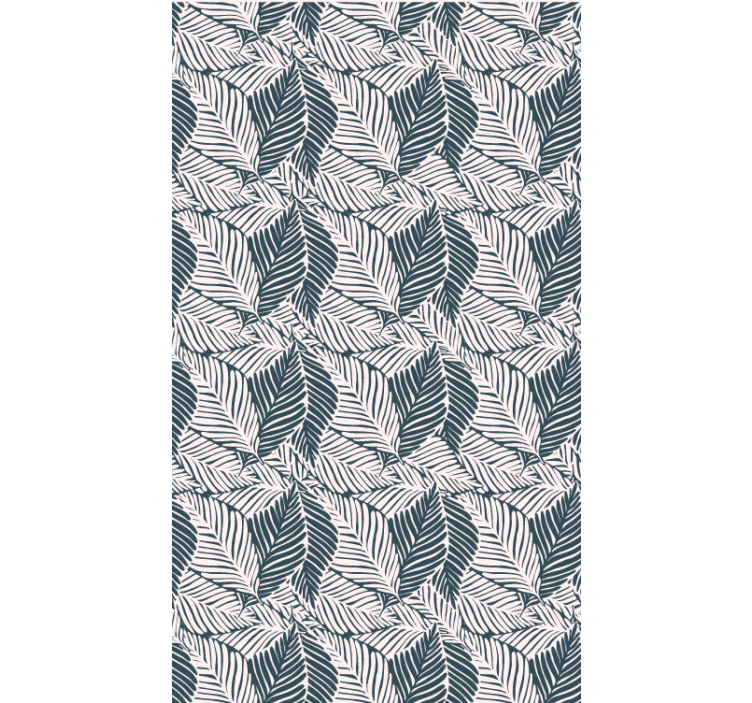 Doğa duvar kağıdı - lush yaprak desenleri - TenStickers