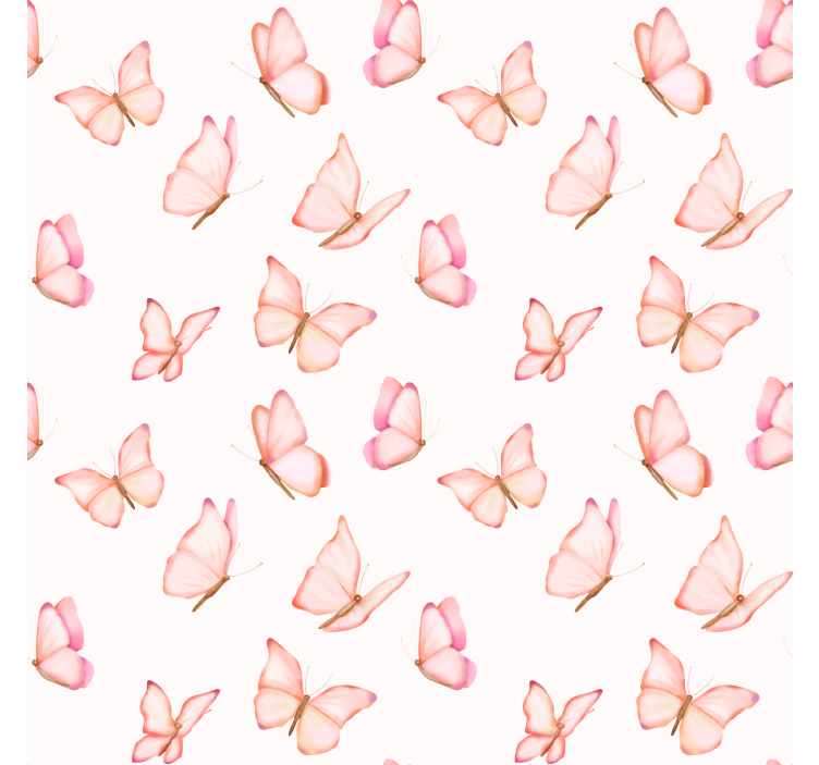Çocuk odası duvar kağıdı pembe desenli - TenStickers