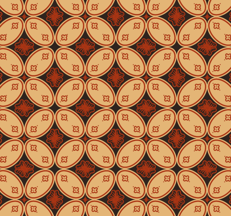 Duvar kağıdı retro motifler - TenStickers