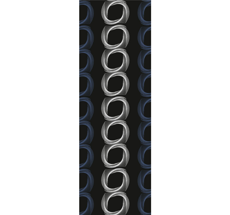 Yuvarlak metal aksan sivilceli duvar kağıdı - TenStickers