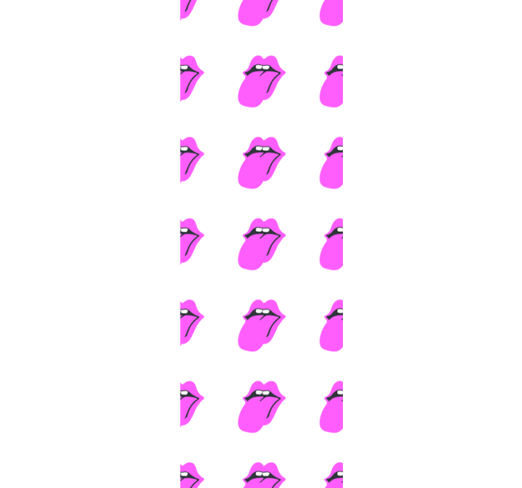 Pembe dudaklar modern duvar kağıdı ile ilgili görüntü - TenStickers