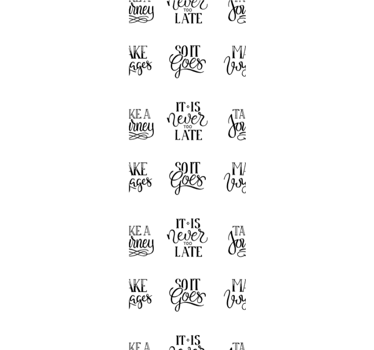 Motivasyonel komut dosyası desen duvar kağıdı - TenStickers