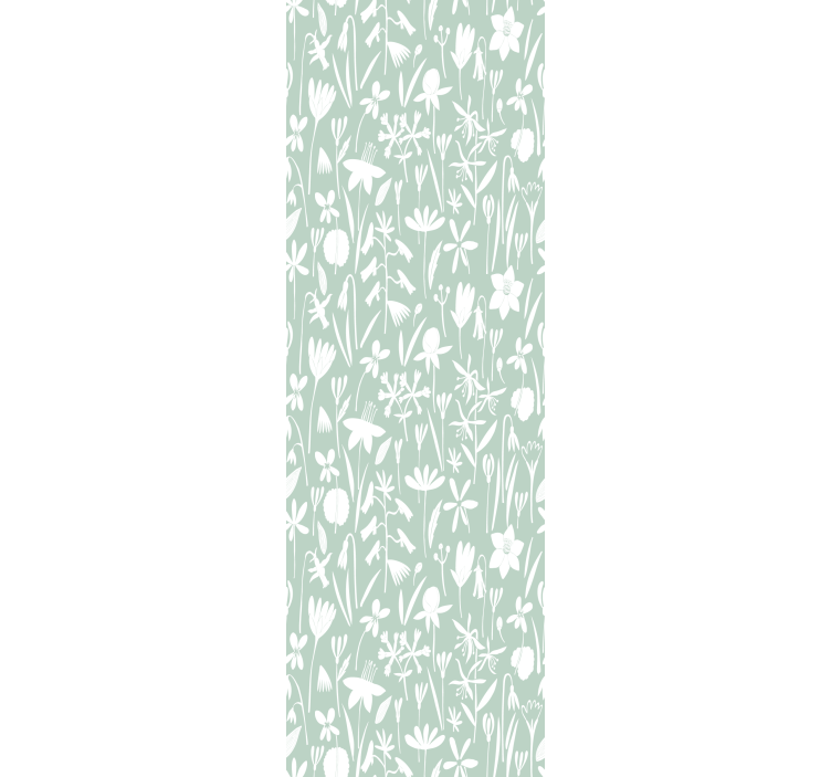 İskandinav çizimler hayvan duvar kağıdı - TenStickers