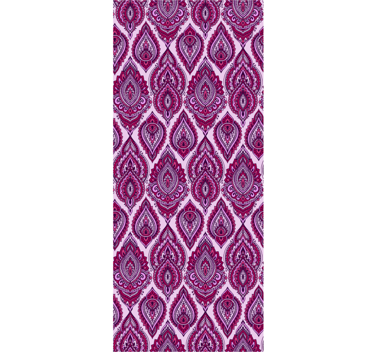 Süslü şal deseni duvar kağıdı süslemeleri - TenStickers