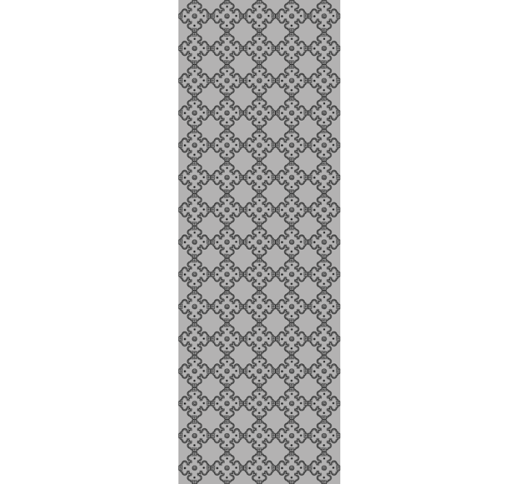 Karmaşık dört yapraklı duvar kağıdı süslemeleri - TenStickers