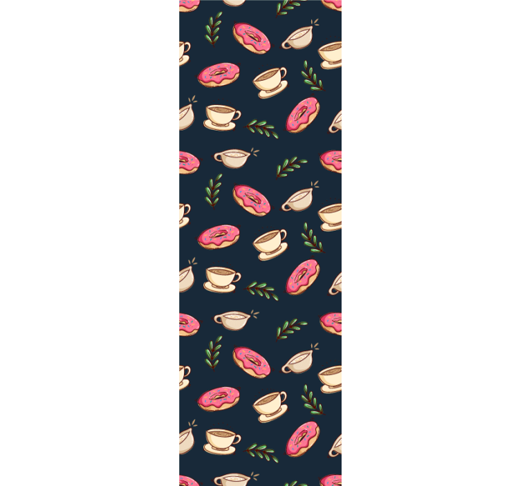 Kahvaltı motifi mutfak duvar kağıdı - TenStickers