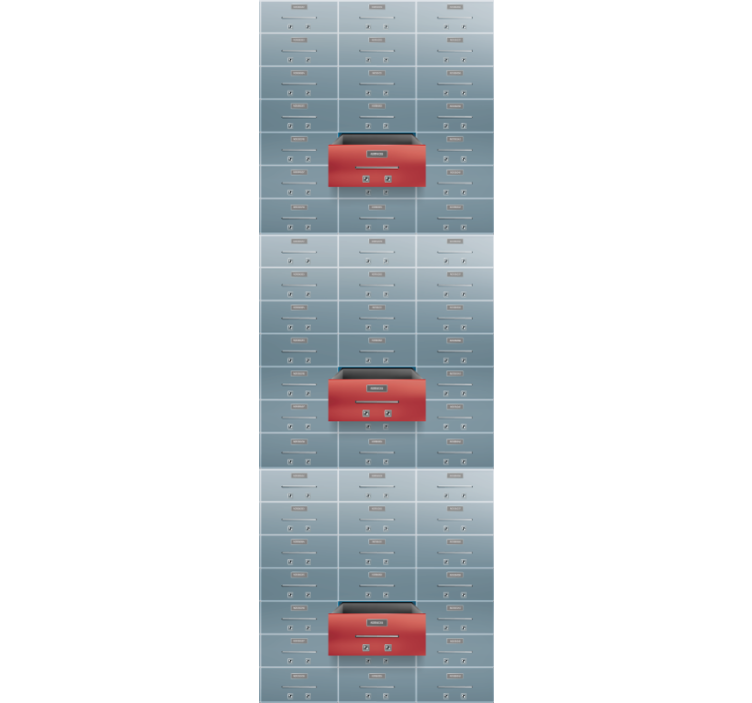 Endüstriyel dolaplar endüstriyel duvar kağıdı - TenStickers