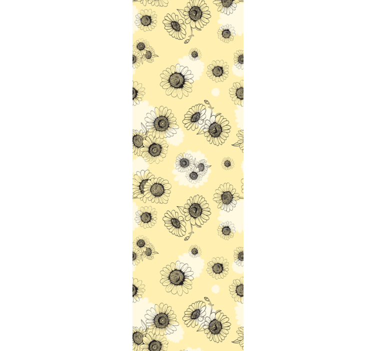 çiçek desenleri çiçek desenli duvar kağıdı - TenStickers