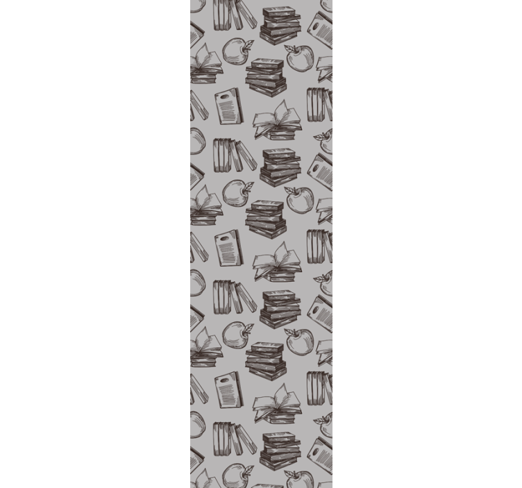 Edebi taslak harfler duvar kağıdı - TenStickers