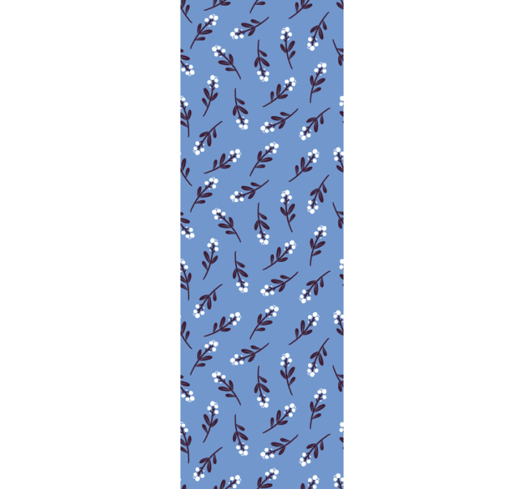 çiçek dalları motifi çiçek desenli duvar kağıdı - TenStickers