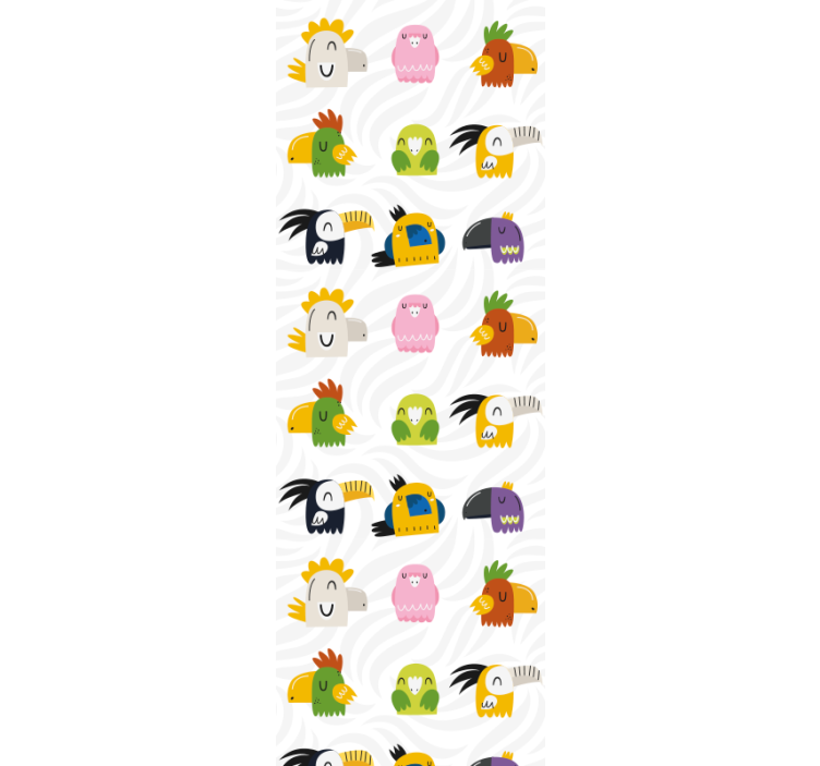 Neşeli canavar duvar resmi çocuk odası duvar kağıdı - TenStickers