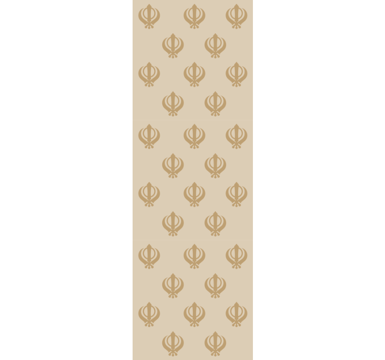 Hint sembolü klasik duvar kağıdı - TenStickers