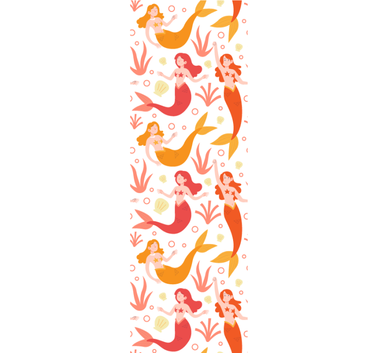 Efsanevi deniz dansçıları kelebek duvar kağıdı - TenStickers