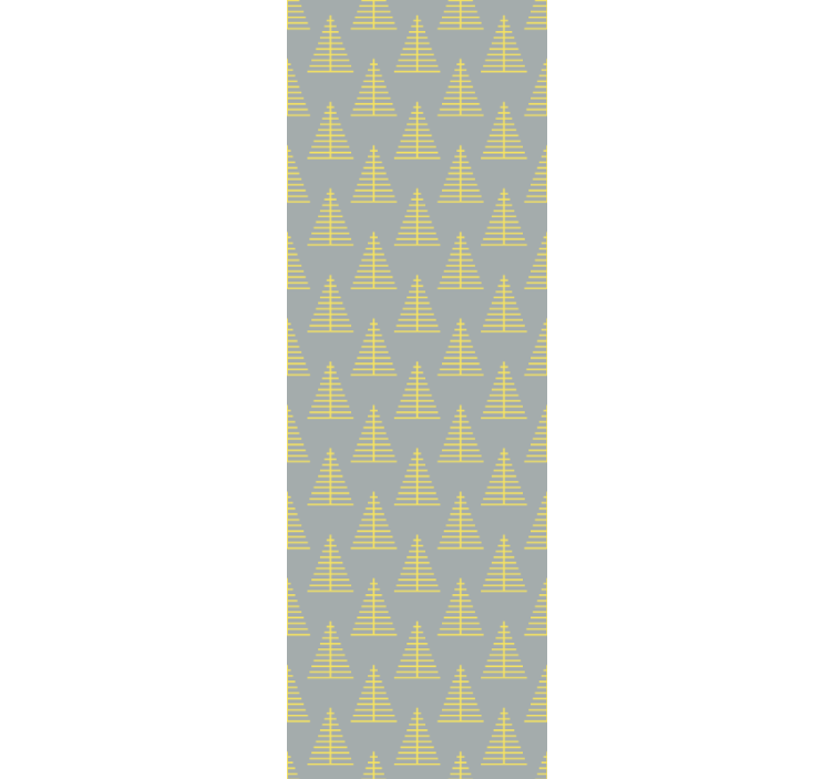 Pantone ağaçları desen duvar kağıdı - TenStickers