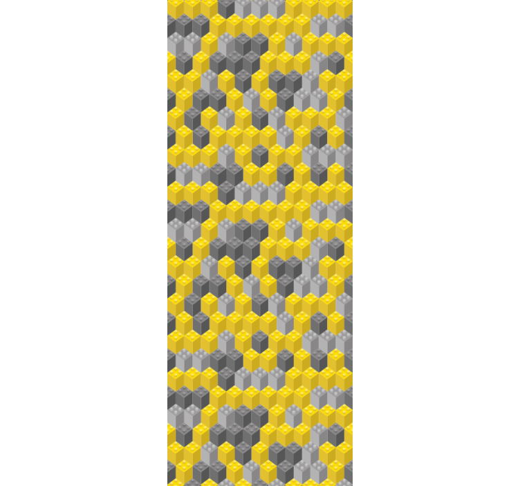 Pantone yapı taşları kare duvar kağıdı - TenStickers