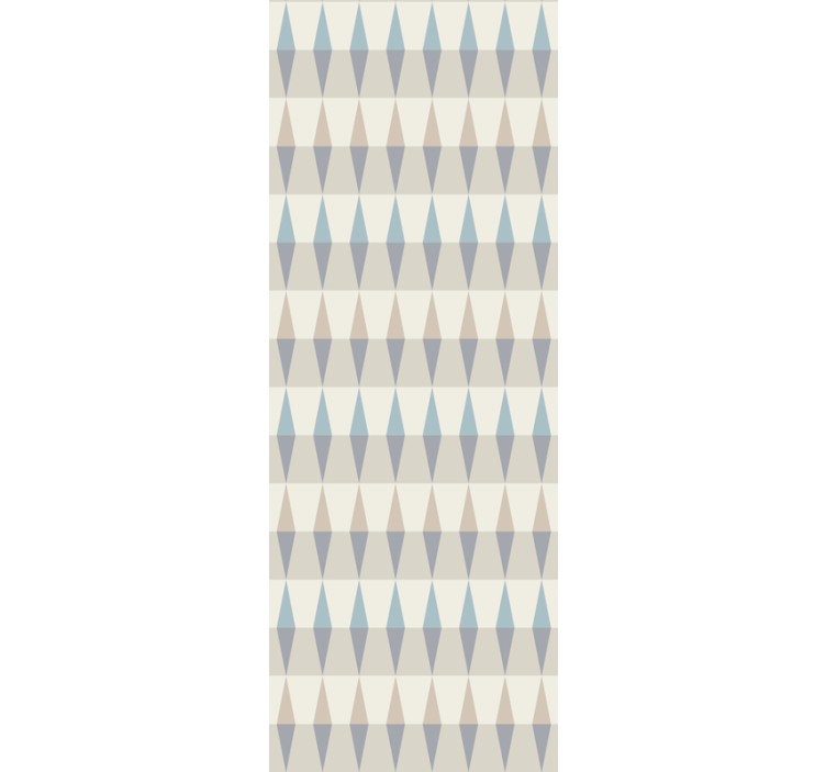 İskandinav geometrik karışımı oturma odası duvar kağıdı - TenStickers