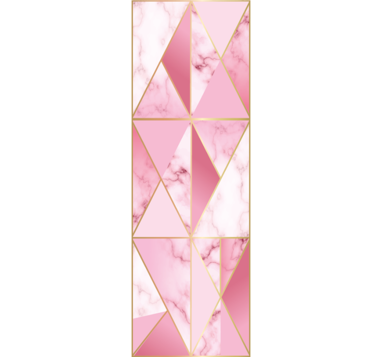 Geometrik mermer desen geometrik duvar kağıdı - TenStickers