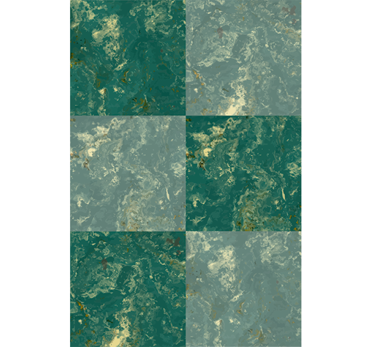 Yeşil mermer doku duvar kağıdı - TenStickers