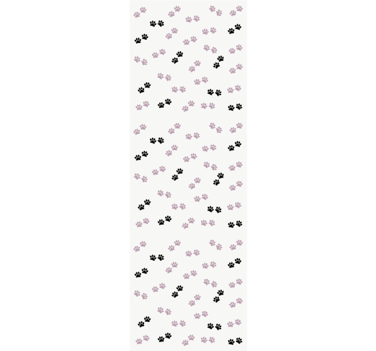 Pençe baskı desenleri köpek duvar kağıdı - TenStickers