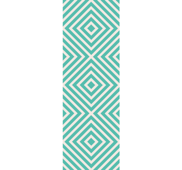 Göz kamaştırıcı elmas deseni geometrik duvar kağıdı - TenStickers