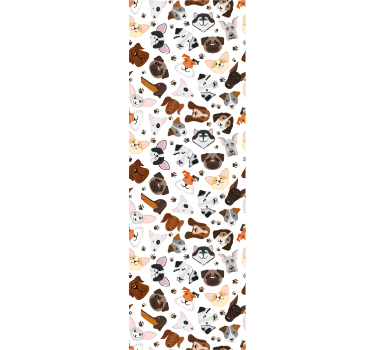 Köpek koleksiyonu köpek duvar kağıdı - TenStickers