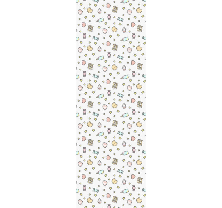 Sevimli bebekler aperatifler modern duvar kağıdı - TenStickers