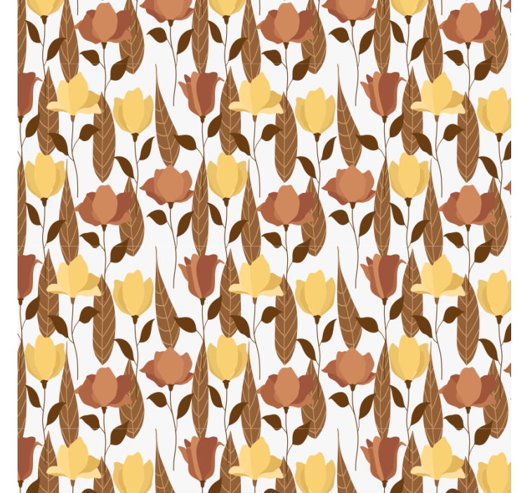 çiçek aranjmanı ekranı çiçek desenli duvar kağıdı - TenStickers