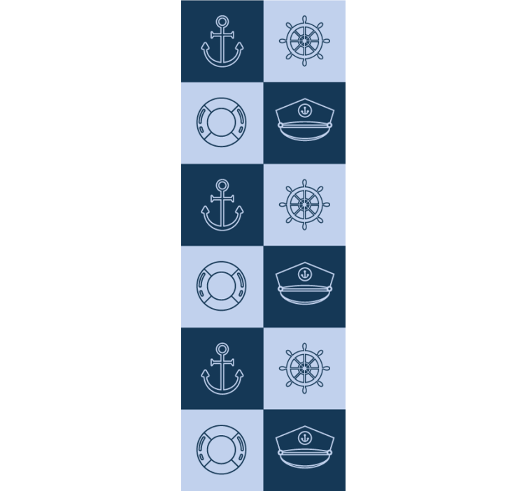 Deniz kiremit deseni fayans duvar kağıtları - TenStickers