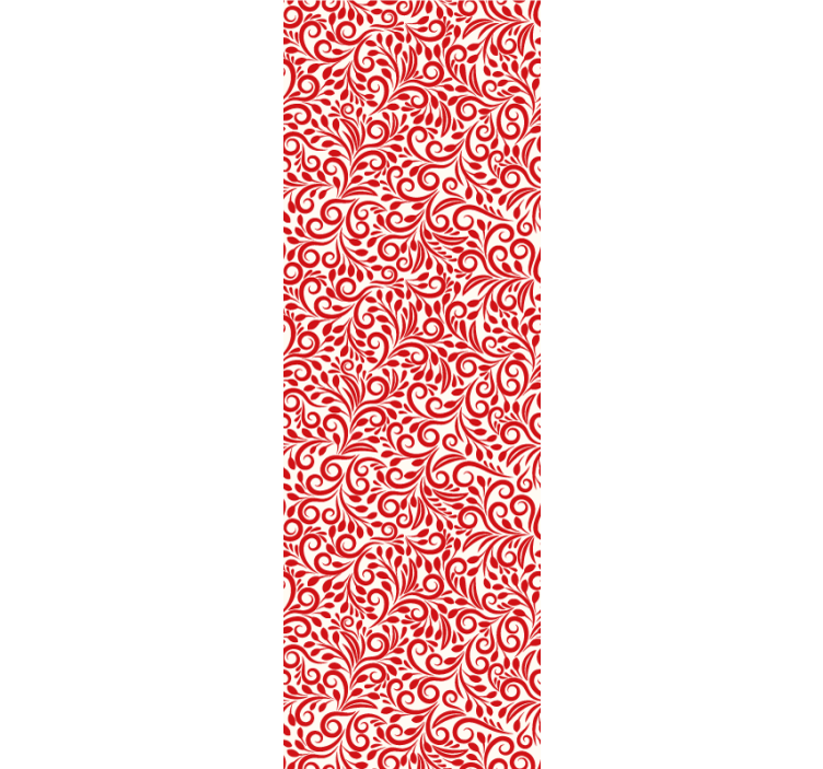 Süs kıvrımları çiçek süs duvar kağıdı - TenStickers