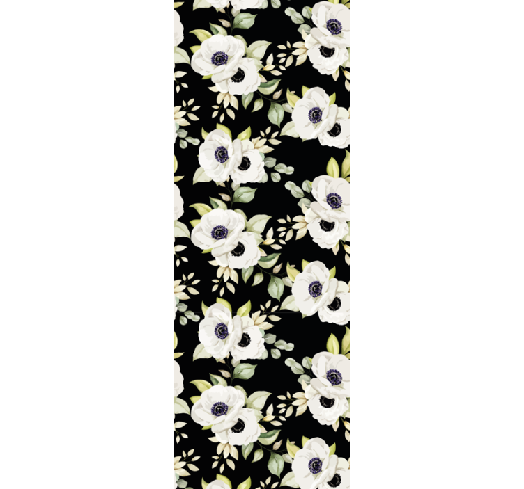 çiçek duvar kağıdı ile güzel gül - TenStickers