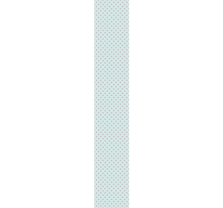 Gri yıldız duvar kağıdı ile mavi arka plan - TenStickers